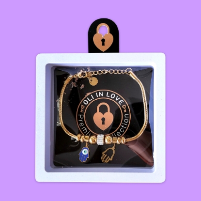 Picture of Pulsera de mujer acero Dorado