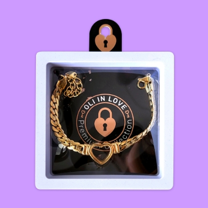 Picture of Pulsera de mujer acero Dorado