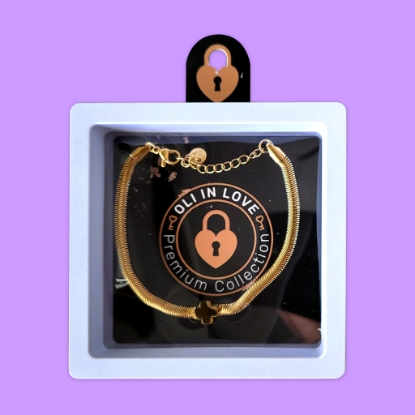 Picture of Pulsera de mujer acero Dorado